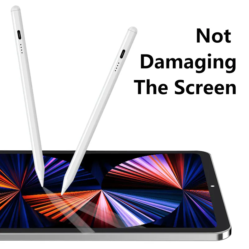 2024 2ND Touch Tablet Pencil 2 pour Apple avec adsorption magnétique Stylet actif à charge sans fil pour iPad