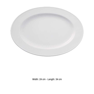Plateau de service ovale Delta 34 × 24 cm Gural -6- Do34Ky00 - Product Image 3