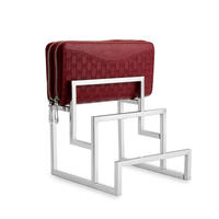 Présentoir de sac à main d'embrayage support de portefeuille à 3 niveaux support de sac à main en métal pour support d'embrayage de bureau