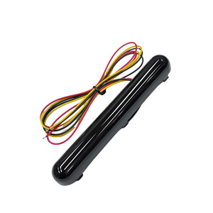 Luces traseras secuenciales de doble color, luces laterales, luces de señalización y luces de advertencia para remolques para automóviles y camiones (12V-24V, ahumadas) - Product Image 1