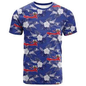 Haitian National <strong>Pride</strong> <strong>Tshirt</strong> 1804 Independence Day Haiti Flag Palm Crest Graphic Short Sleeve Daily Party Wear - Product Image 3