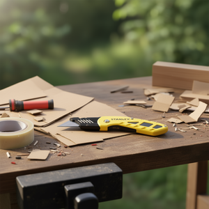 Stanley Fixed Blade Folding Knife 180mm Utility Knife For Cutting And Crafting Tasks - Product Image 3