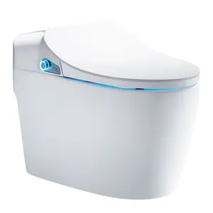 FOHEEL bagno di alta qualità un pezzo wc sifonico moderno wc intelligente automatico in ceramica