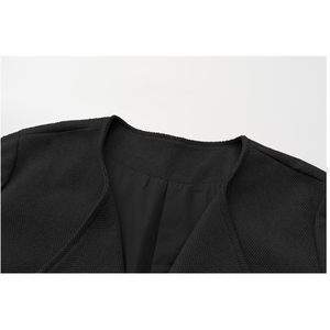 Manteau en tweed léger pour femme FOXA, ouvert sur le devant, mélange de laine, veste d'hiver, vêtement d'extérieur pour l'automne - Product Image 3