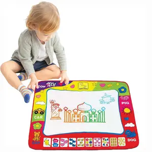 Hert Kleurrijke Baby Educatie Doodle Mat Speelgoed Water Tekening Mat Voor Kinderen