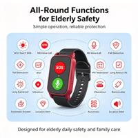Montre connectée S3 G LTE pour personnes âgées, détection de chute, appel d'urgence, localisation, étanche IP67, montre de sécurité pour seniors