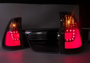 1998 di aggiornamento di modifica della lente per <span class=keywords><strong>BMW</strong></span> <span class=keywords><strong>X5</strong></span> E53 fanale posteriore nero affumicato gruppo faro - Product Image 5