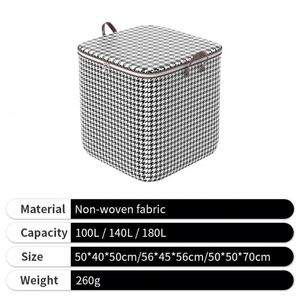 Custom <b>Clothes</b> <b>Storage</b> Box Large Capacity 180L Women Foldable Non Woven Fabric Organizer Bag for Clothing - Product Image 4