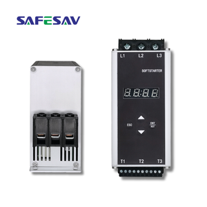 SAFESAV Démarreur progressif triphasé 380V 11kW 22A avec bypass intégré et <span class=keywords><strong>temps</strong></span> de coupure progressif réglable pour systèmes de convoyeurs - Product Image 2