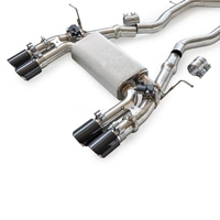 Système d'échappement Catback avec silencieux pour BMW M2 Competition M2C F87 S55 3.0T 2018-2020, en acier inoxydable SS304, avec valve, pour amélioration de voiture de course