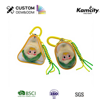 Pochette de présentation transparente pour figurines, mini étui en PVC pour jouets blind box, anti-poussière, portable, porte-clés, breloque, cadeau