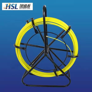 HANSHENGLONG 8mm 250m Tige de guidage en fibre de verre jaune pour câbles souterrains - Product Image 4