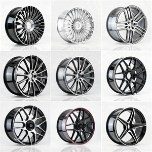19인치 OEM ODM 글로시 블랙 레드 립 림 알루미늄 합금 단조 모노블록 메르세데스-벤츠 & BMW 휠용 커스텀 - Product Image 4