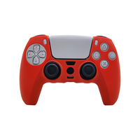 Coque de protection pour manette PS5 Dualsense, texture silicone douce pour la peau, plusieurs couleurs, améliore l'adhérence et la stabilité
