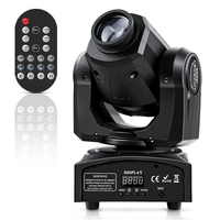 Lampe frontale mobile Ktv avec télécommande, 30W, pour salle privée, bar, mariage, flash coloré, rotative, éclairage de scène