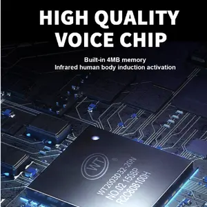 Máy Phát Giọng Nói Cảm Biến Chuyển Động Hồng Ngoại Gắn Tường Được Kích Hoạt Hệ Thống Còi Báo Động Cảnh Báo An Ninh Nhanh Chóng Âm Thanh Trong Nhà Máy - Product Image 5