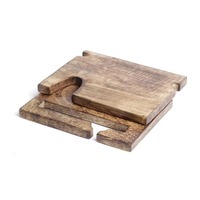 Organizer Meja dengan Tempat Kunci, Penyangga Dompet, Organizer Jam Tangan, dan Dudukan Ponsel Kayu