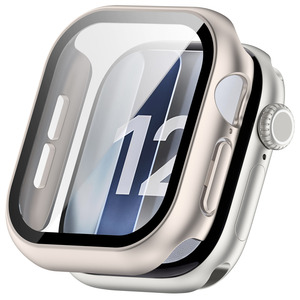 Funda para Reloj <span class=keywords><strong>Apple</strong></span> Watch Series <span class=keywords><strong>S12</strong></span> de 43 mm y 47 mm, Carcasa Protectora Completa de PC con Protector de Pantalla de Vidrio Templado - Product Image 3