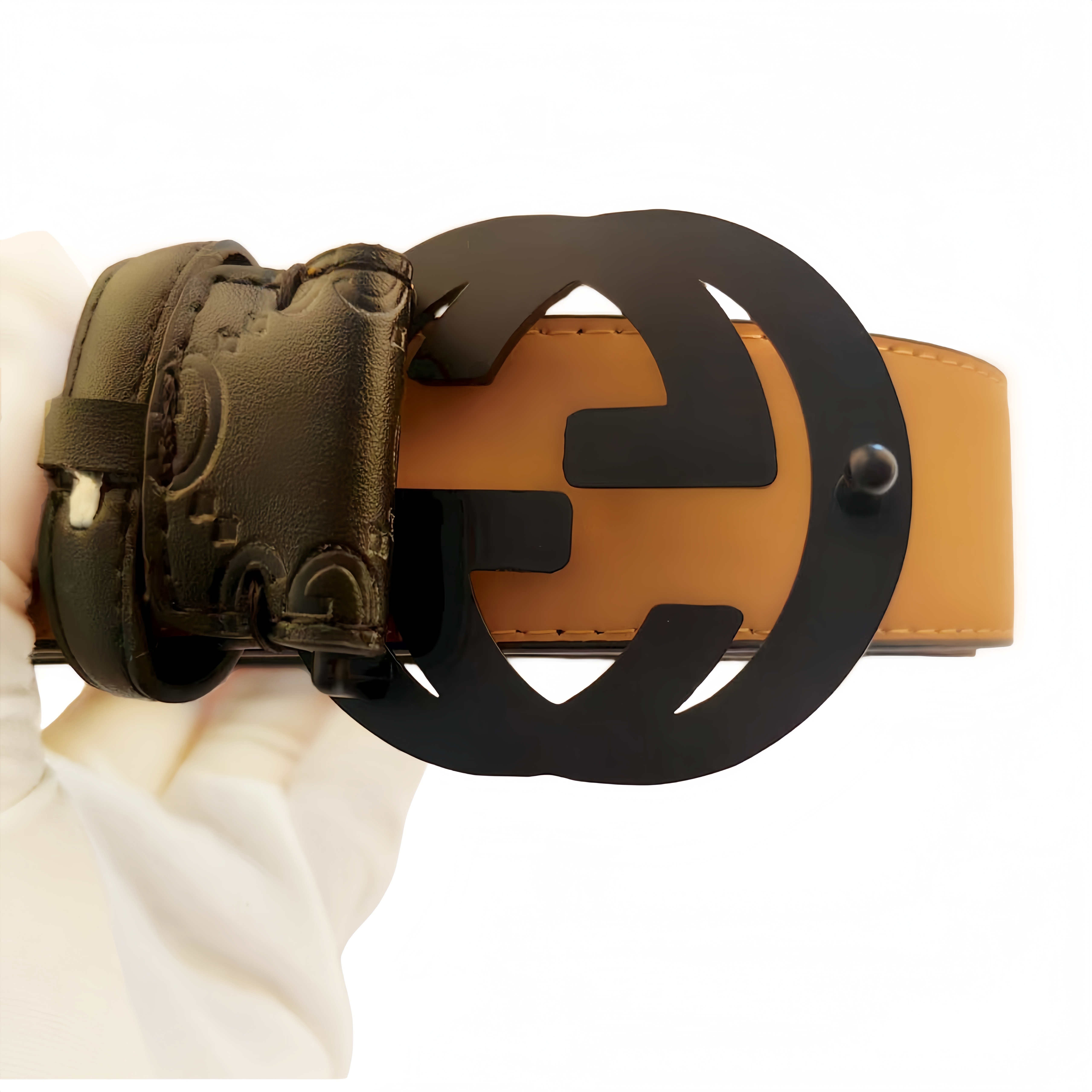3.8cmBlackPrint-Black buckle