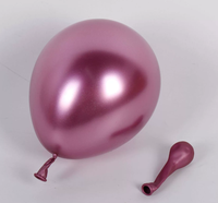 Vente en gros de ballons pastel en latex brillant, 5 pouces, 1g, macaron métallique, pour décoration de mariage et de fête, gonflés à l'hélium