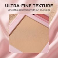 Poudre compacte longue tenue pour le commerce international, sans logo, en stock, usine de cosmétiques OEM/ODM, effet correcteur