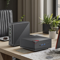 Mini ordenador host de oficina y hogar de alto rendimiento de carga rápida de 2 redes de seis núcleos AMD Ryzen