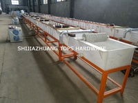 Machine automatique de galvanisation à froid et de placage au zinc pour fil d'acier en ligne unique, placage continu pour usine de grillage métallique, haute capacité