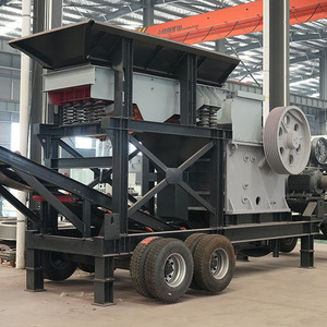 CFTC Usine de concassage de pierres mobile portable avec pompe, crible vibrant et moteur AC, prix compétitif pour le concassage de gravier et de granit en carrière - Product Image 2
