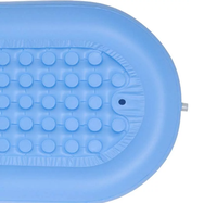 Piscine de sauna à usage domestique portable baignoire de glace adulte gonflable plongeant froid avec couvercle et porte-gobelets