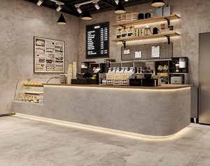 Bancone Bar in legno bancone Bar Bar ristorante moderno Bubble Tea Shop set <span class=keywords><strong>Design</strong></span> del <span class=keywords><strong>negozio</strong></span> di prodotti - Product Image 1