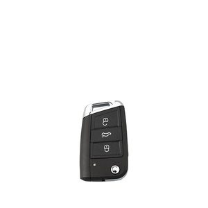 Funda Protectora para Llave de Coche de Fibra de Carbono ABS para VW Volkswagen Golf 7 MK7 Tiguan <span class=keywords><strong>MK2</strong></span> para SEAT Ateca Leon <span class=keywords><strong>FR</strong></span> 2 Ibiza para Skoda Octavia - Product Image 1