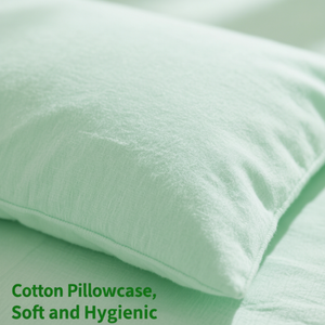 Funda de Almohada Personalizada de Color Sólido Suave como Nubes, 100% Algodón Tejido Liso para Uso en Hoteles y Hogares - Product Image 1