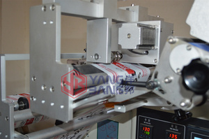 YB-450 đầy đủ tự động mặt khăn lau ướt dây chuyền sản xuất mô ướt máy sản xuất gói nhỏ khăn ướt thiết bị đóng gói - Product Image 2