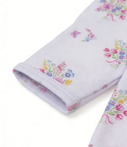 2026 Vente en gros <span class=keywords><strong>Layette</strong></span> <span class=keywords><strong>bébé</strong></span> nouveau-né à fermeture éclair motif Jardins Pastel Échantillon <span class=keywords><strong>gratuit</strong></span> - Product Image 5