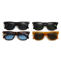 Nouveau Cat Eye femmes Rivets lunettes de soleil mode Hawksbill marque Designer vert foncé lunettes nuances UV400 hommes lunettes de soleil
