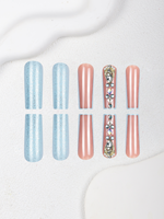 Uñas Postizas de Lujo al por Mayor, Uñas Artificiales con Cristales 3D y Brillantina, Reutilizables, Hechas a Mano
