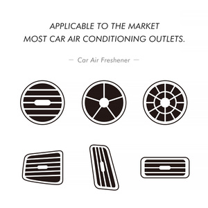 Diffuseur de désodorisant de voiture musc noir désodorisant de voiture désodorisant de voiture parfum décoratif en cuir de luxe - Product Image 5