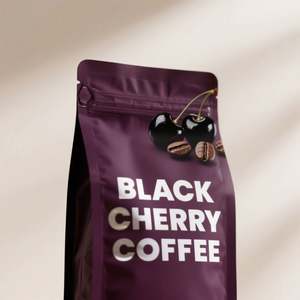 Bolsa de café con fuelle lateral cilíndrica a prueba de humedad impresa en huecograbado de 100g-1kg con cremallera y válvula - Product Image 5