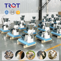 Granulateur d'aliments pour animaux à haute efficacité 2026 TRQT – Machine à granulés pour volailles, porcs et bovins – Moulin à granulés électrique à matrice plate