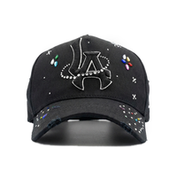 Gorras de Alta Calidad Rude Awakening, Gorra de Béisbol con Pedrería, Thirty One Hats, 5 Paneles, The Magician El Mago Original, 31 Hats