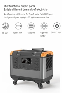 Hot Sale Portable Power Station 3000W 2688Wh MPPT Solar Charging Pure Sine Wave <b>Backup</b> Power for Camping Outdoor Home HC(OEM/ODM - Product Image 2