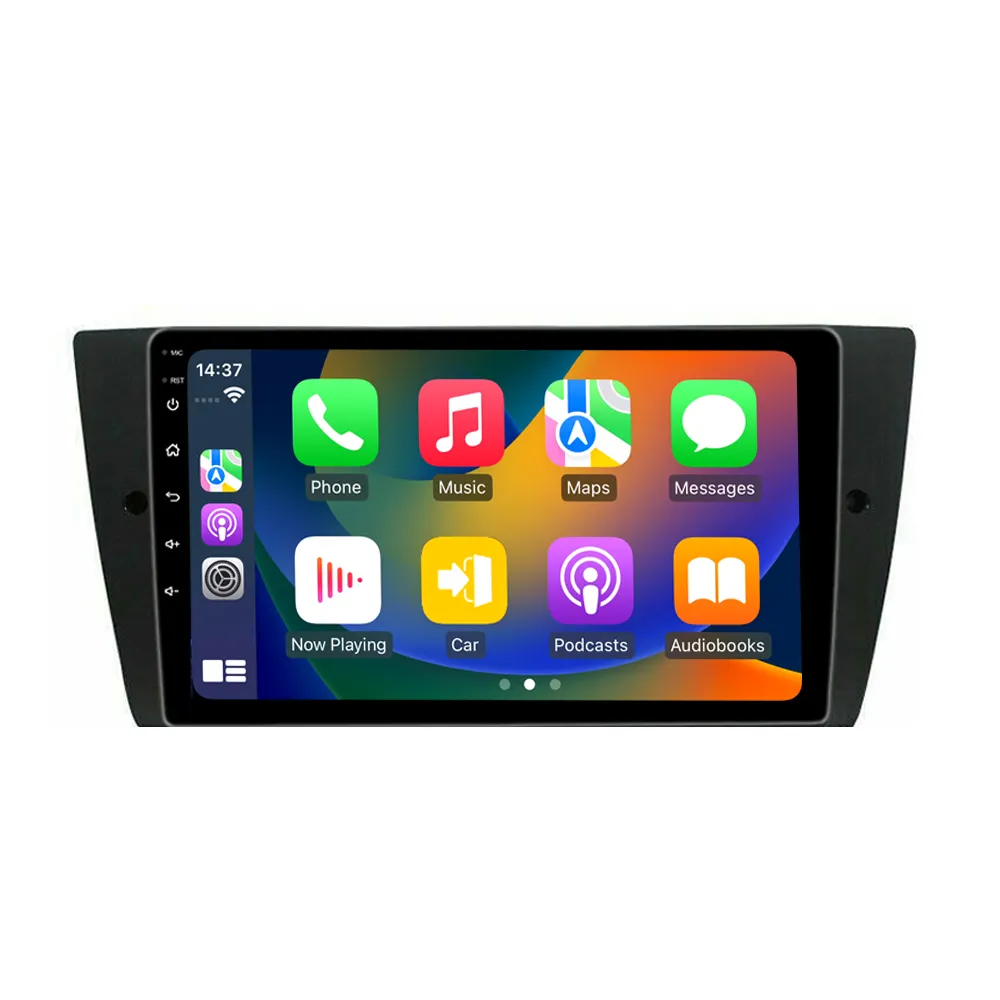 HD Multimídia 9 polegada Android13 4 + 64GB Navegação WiFi Car RadioDVD Player Para BMW E90 E91 E92 E93
