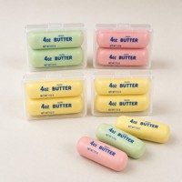 Jouet Squishy en PVC en forme de bâton de beurre croustillant, à rebond lent, super doux, anti-stress pour l'anxiété et la relaxation