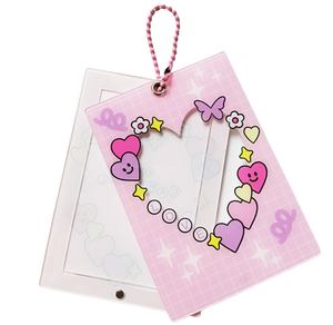 One Piece Custom Kpop Photocard Holder <b>Anime</b> Style Acrylic Photo Frame <b>Keychain</b> with UV Printing Make Your Own Plastic <b>Keychain</b> - Product Image 3