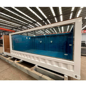 Piscina Prefabbricata in Vetroresina per Giardino Grande, Casa con Piscina Fuori Terra 40ft 20ft per Famiglia, Nuoto all'Aperto - Product Image 2