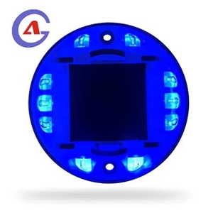 ป้ายบอกทางแบบตาแมว IP68 ไฟ LED พลังงานแสงอาทิตย์ ป้ายจราจรแบบกระพริบพลังงานแสงอาทิตย์ - Product Image 1