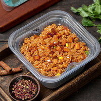 Arroz Picante Autocalentable en Olla de Barro con Pimienta Negra, Carne de Res, Curry, Pollo, Sabores Variados, en Caja, Comida Rápida, Conveniente para Dormitorios, Comida Instantánea