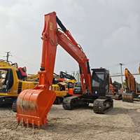 Excavatrice Hitachi ZX210 de 21 tonnes, hydraulique, sur chenilles, pièces d'origine, boîte de vitesses, sans fuite d'huile, excavatrice d'occasion à vendre
