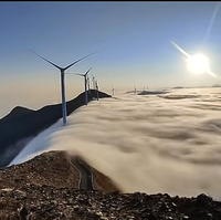 Turbine éolienne 5kw 1mw 2mw 3mw éoliennes système de production d'énergie éolienne
