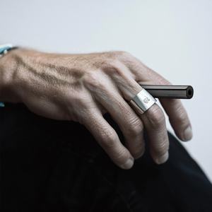 ファッションスタイルステンレス製フレーバー付き吸入器、煙のない代替品、口で使用する禁煙スティック - Product Image 5